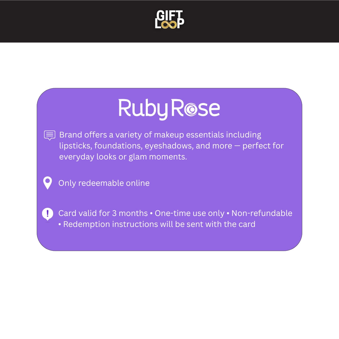 Ruby Rose eGift-Card